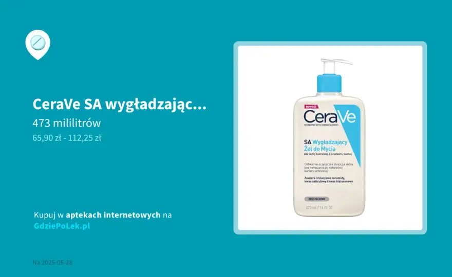 Wygładzający żel do mycia CeraVe – pokonaj suchość i szorstkość skóry